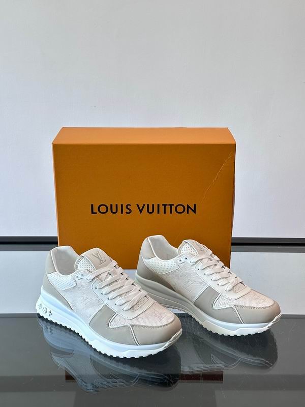 Louis Vuitton Premium Monogram Low-Top Sneakers