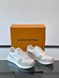 Louis Vuitton Premium Monogram Low-Top Sneakers