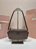 Miu Miu Brown Leather Crossbody Bag