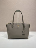 Prada Vitello Daino Leather Tote Bag – Clay