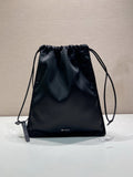 Prada Re-Nylon Drawstring Backpack – Black