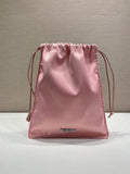Prada Re-Nylon Drawstring Pouch – Pink