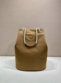 Prada Re-Nylon Bucket Bag with Braided Rope Handles