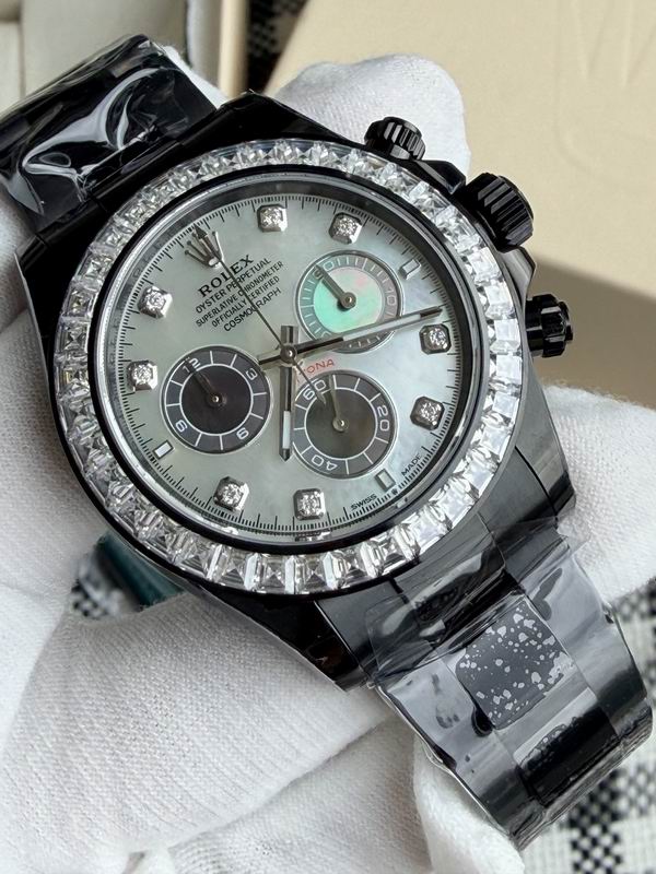 Rolex Daytona Cosmograph Black DLC Diamond Bezel MOP Dial