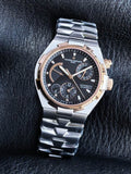 Vacheron Constantin Overseas Dual Time 42mm – Steel & Rose Gold