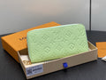 Louis Vuitton Zippy Wallet – Monogram Empreinte Leather (Mint Green)
